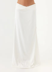 She Means It Maxi Skirt Ivory