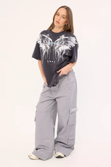 Neovision Nocturne Heavyweight Relaxed Tee Washed Black