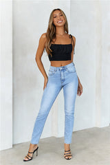 HELLO MOLLY Katherina Crop Black