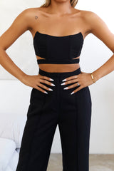 True Extravagance Corset Top Black
