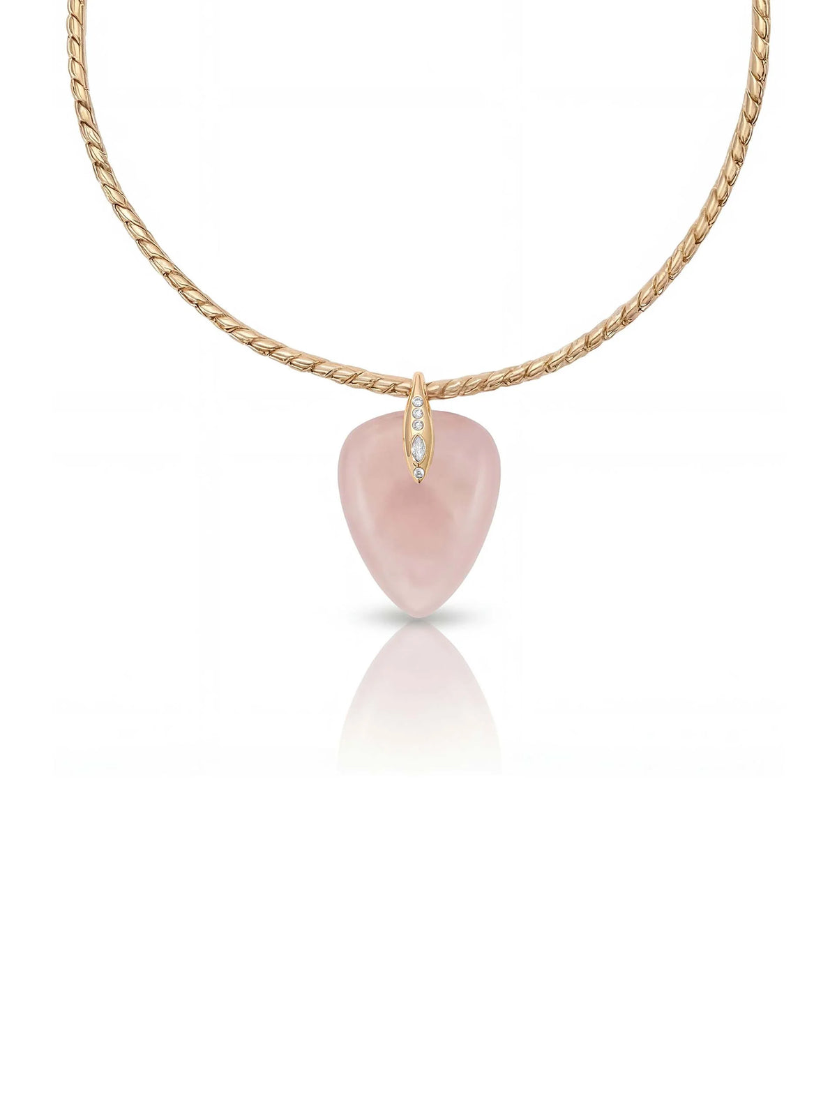 Rose Solstice Pendant Choker