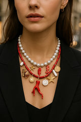 Ocean Resort Style Stacked Beaded Necklace