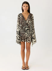 Elisana Mini Dress Zebra