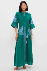 Emerald Swan Dress