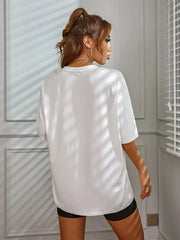 JuliaFashion-Casual Breathable Cotton Tee