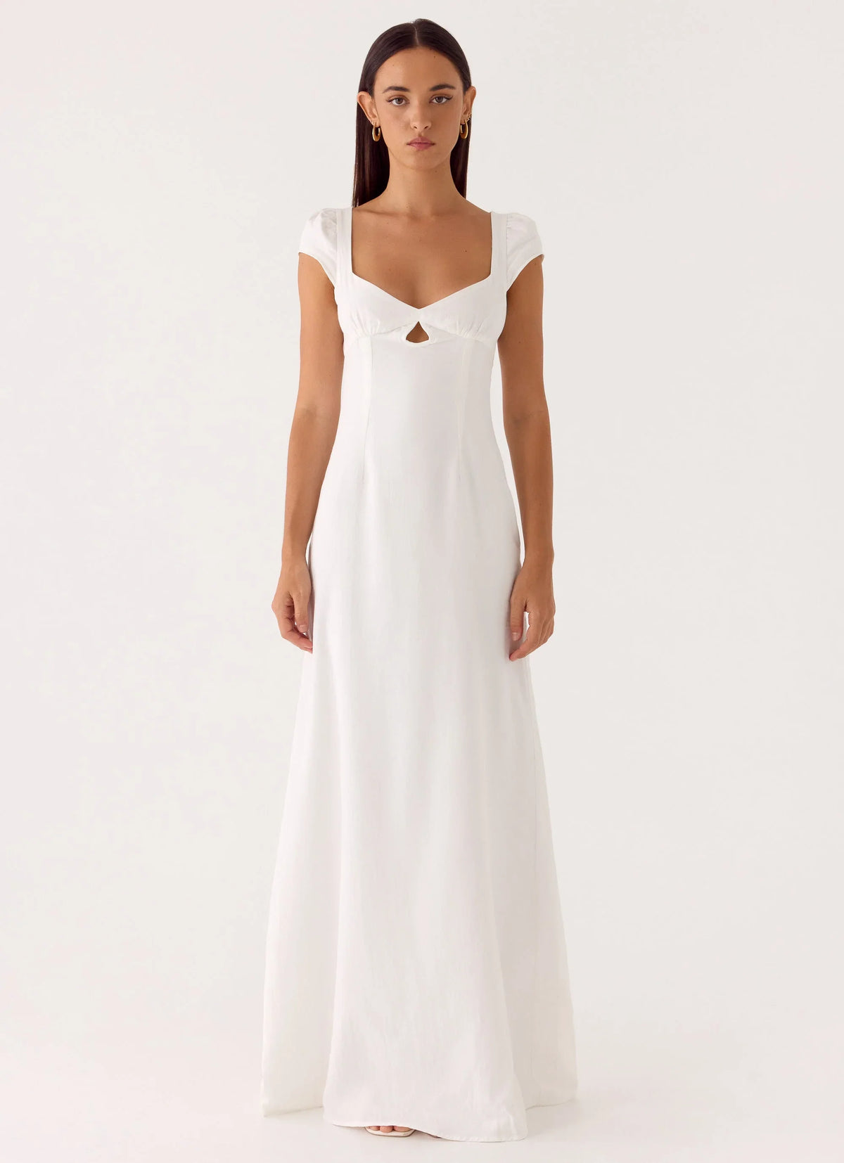 Never Really Over Maxi Dress White