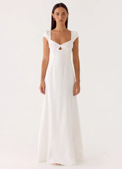 Never Really Over Maxi Dress White