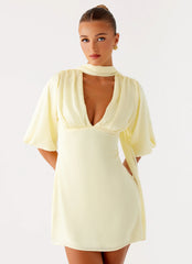 Mary Mini Dress Yellow