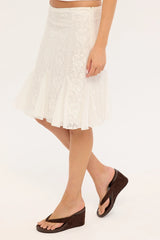 Motel Saiwa Skirt White