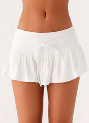 Landon Mini Skort White