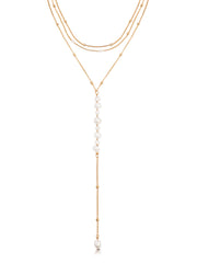 Coastal Pearl Lariat