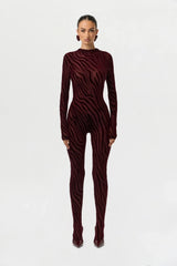 Burnout Closed Toe Jumpsuit Petite