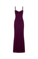 Blossom Belle Maxi Dress Plum