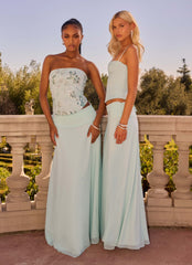 Natalya Maxi Skirt Pistachio