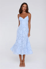 Tide Kissed Midi Dress Blue