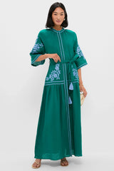 Emerald Swan Dress