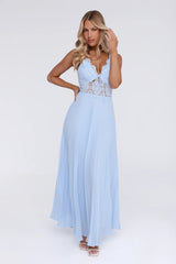 Pretty In Daylight Maxi Dress Blue