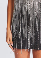 Juliette Embellished Fringe Dress