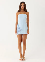 Yallie Mini Dress Blue