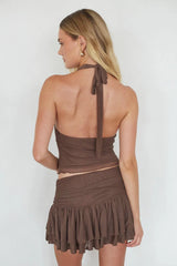 Alexi Mesh Halter Top
