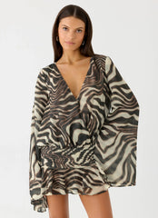 Elisana Mini Dress Zebra