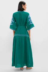Emerald Swan Dress