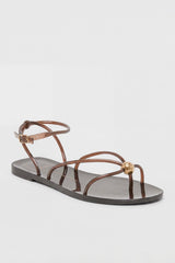 Kenley Vinyl Sandals Chocolate Jelly
