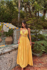 Passion For You Maxi Dress Yellow